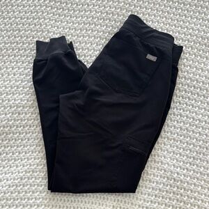 Figs Black Zamora Jogger Scrub Pants